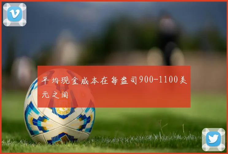 平均现金成本在每盎司900-1100美元之间