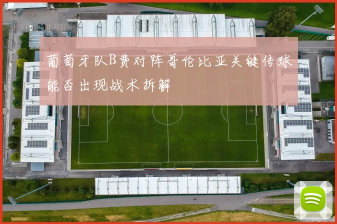 葡萄牙队B费对阵哥伦比亚关键传球能否出现战术拆解